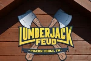 lumberjack feud sign