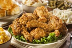 Fried chicken and Southern sides.