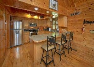 Kitchen in Boulder Bear Lodge Cabin
