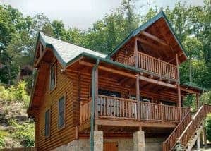 The beautiful Starry Nights cabin in Pigeon Forge TN.