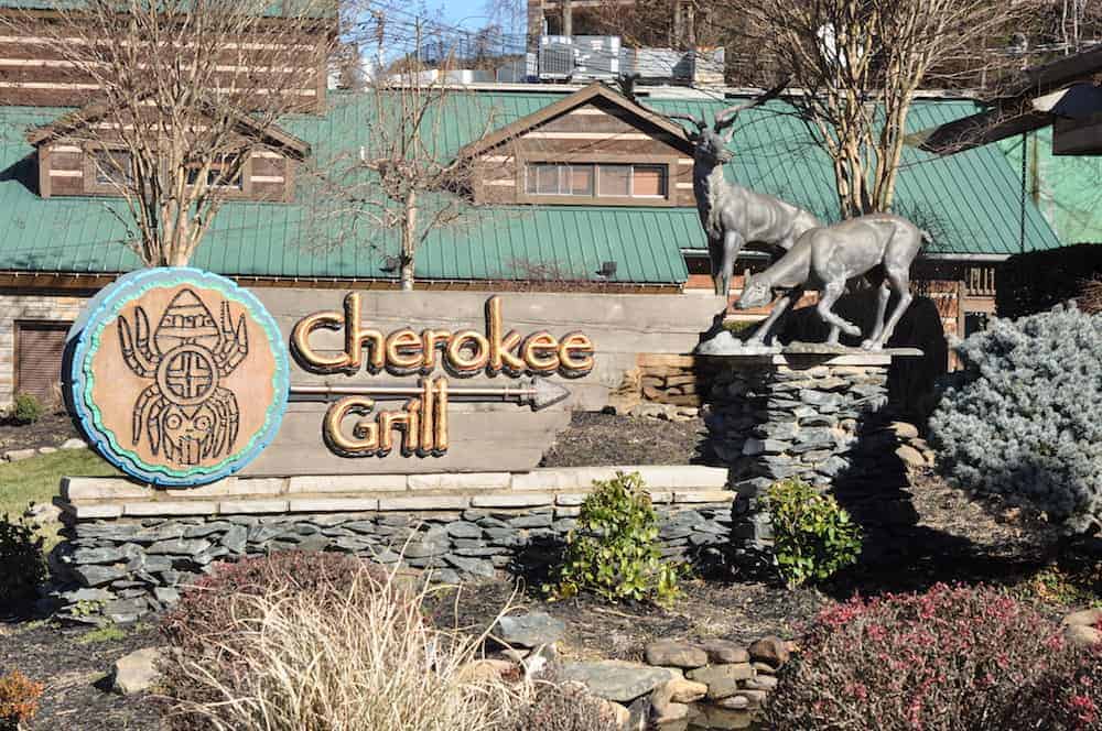 The Cherokee Grill & Steakhouse in Gatlinburg.