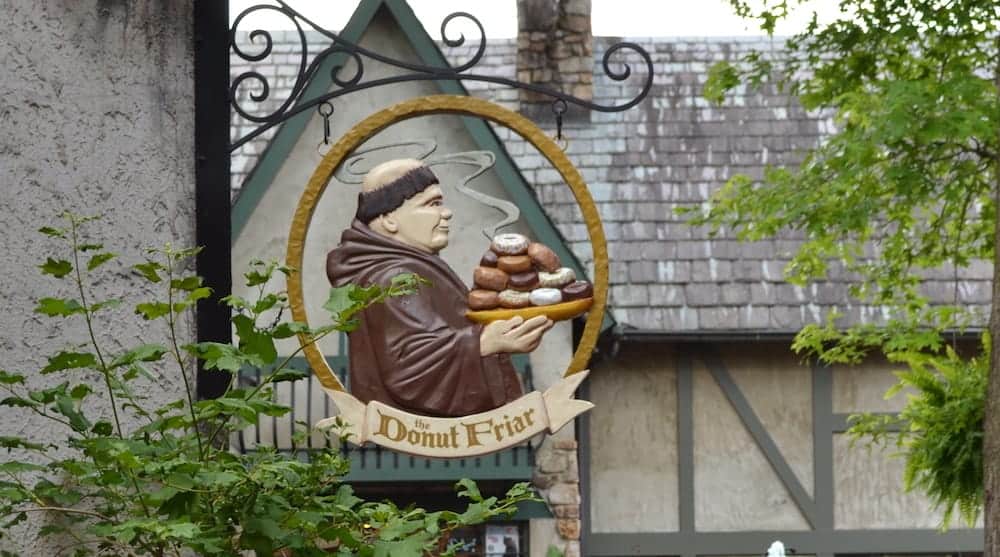 The Donut Friar in Gatlinburg.