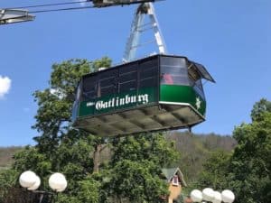 The Ober Gatlinburg Aerial Tramway in Gatlinburg TN