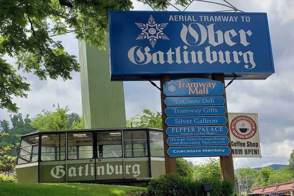 Ober Gatlinburg sign
