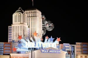 Hollywood Wax Museum at night